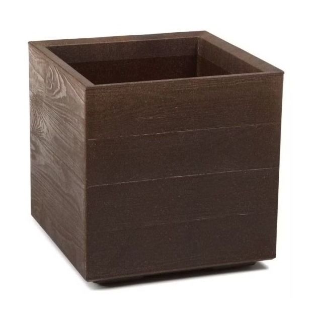Kwietnik Karo Eco Coffee 300x300x294mm espresso Lamela