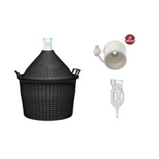 Balon na wino 34L + korek + rurka fermentacyjna Browin