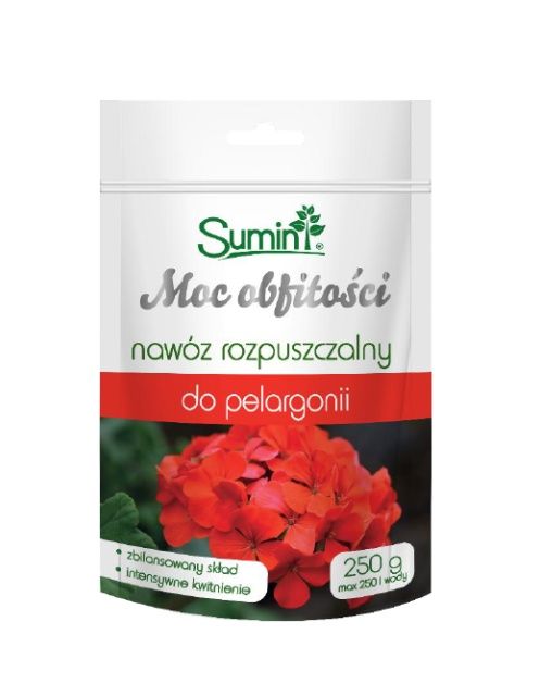 Naw&oacute;z do pelargonii Moc obfitości 250g Sumin