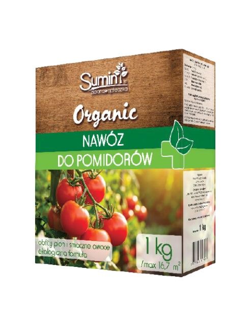 Naw&oacute;z organiczny granulowany do pomidor&oacute;w ORGANIC 1kg Sumin