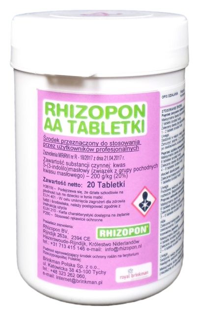 Rhizopon AA 50mg 20 tabletek Brinkman
