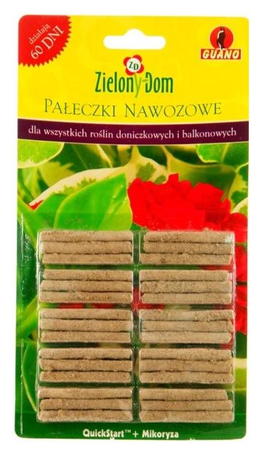 Pałeczki nawozowe z grzybnią mikoryzową 30 sztuk Zielony Dom