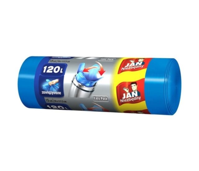 Worki do segregacji papieru 120l 10  sztuk Jan Niezbędny