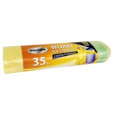Worki na śmieci 35L z taśmą hd 15 szt Grosik