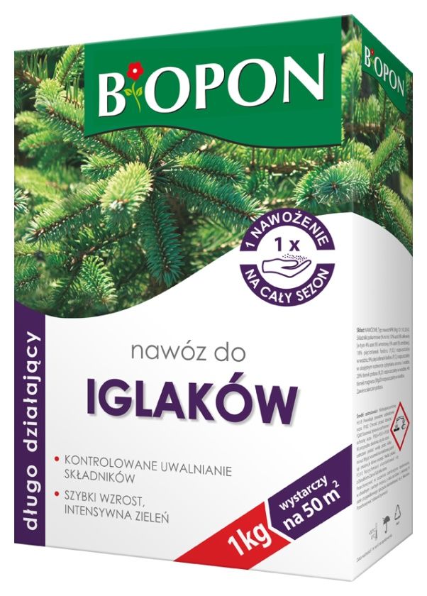 Naw&oacute;z długo działający do iglak&oacute;w 1 kg Bopon 