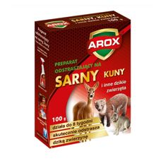 Preparat odstraszający sarny, kuny i inne dzikie zwierzęta 100g Arox