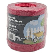 Sznurek TEX 1000 dł. 250mb - czerwony TERPLAST