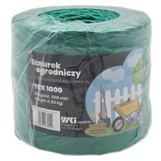 Sznurek TEX 1000 dł. 500mb - żółty TERPLAST