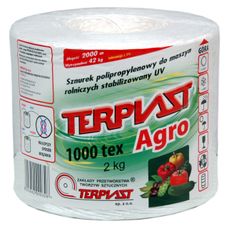Sznurek TEX 1000 dł. 2000 mb - biały Stabilizacja UV TERPLAST