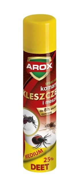 Spray Deet Medium na komary, kleszcze i meszki 90 ml Arox