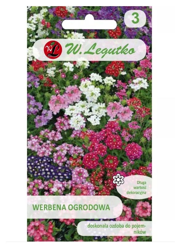 Werbena ogrodowa mieszanka 0,5g Legutko
