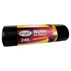 Worki na śmieci 240L ld 10 szt Grosik