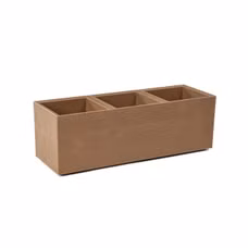 Kwietnik Karo Eco Wood 900x300x294mm potrójny Lamela