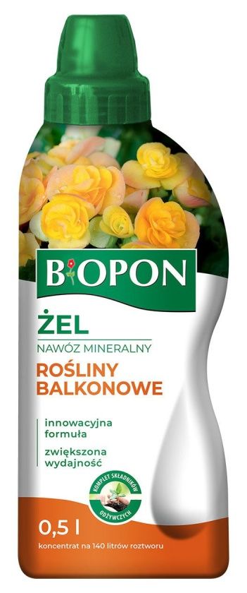 Naw&oacute;z mineralny żel do roślin balkonowych 500 ml Bopon 