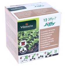 Krążki torfowe Jiffy 12 sztuk Vilmorin
