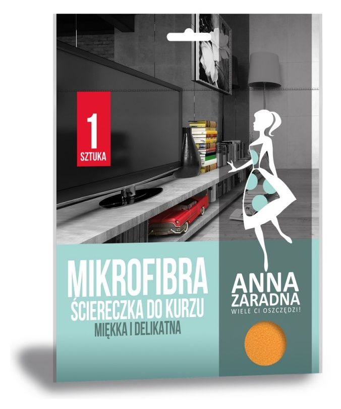 Ściereczka z mikrofibry do kurzu 1szt Anna Zaradna