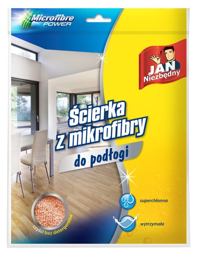 Ściereczka z mikrofibry do podłogi Jan Niezbędny