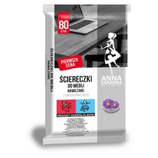 Ściereczki nawilżane do mebli 80szt Anna Zaradna