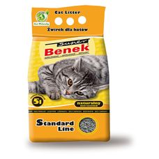 Żwirek naturalny bentonitowy 5l Super Benek