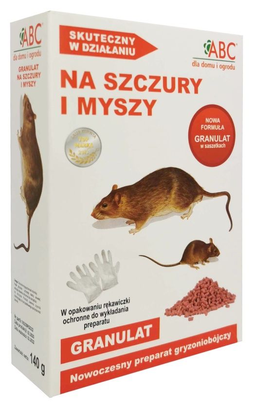 ABC-myszy i szczury granulat 140g