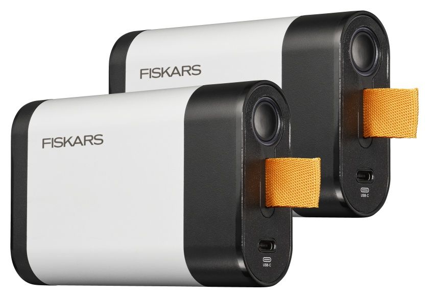Akumulator 12V 4Ah Powerbank USB-C 2szt. 1082342 Fiskars1