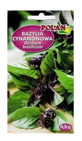 Bazylia właściwa cynamonowa 0,5g Polan