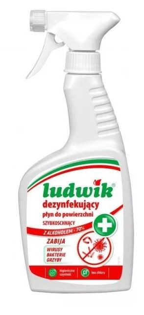 Ludwik płyn dezynfekujący do powierzchni 500 ml