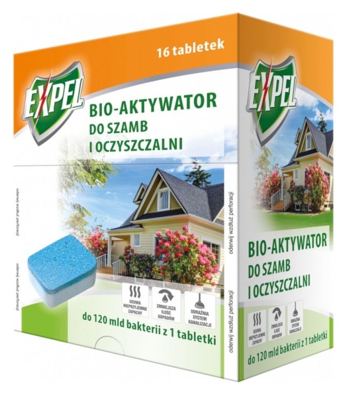 Bio Aktywator do szamb tabletki 16szt Expel 