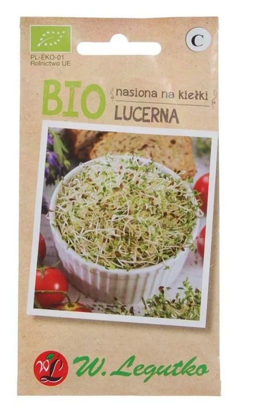 Bio Eco-nasiona na kiełki Lucerna 5g Legutko