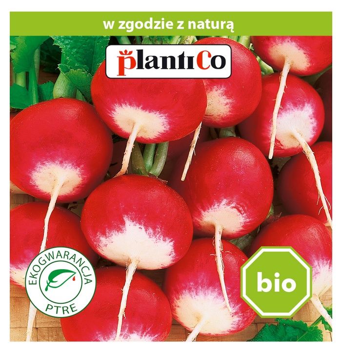 Bio Rzodkiewka kulista czerwono-biała 5g PlantiCo