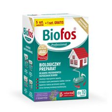 BIOFOS BIOLOGICZNY PREPARAT DO SZAMB I OCZYSZCZALNI 5x25g+1 gratis