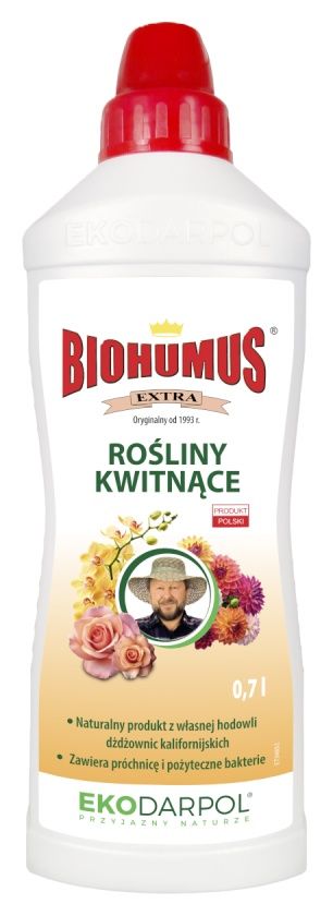 Biohumus Extra Kwitnące 0,7 L EKODARPOL &ndash; naw&oacute;z do roślin kwitnących