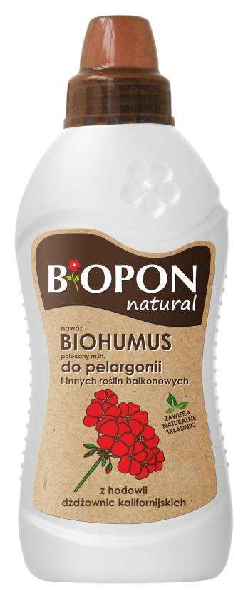 Biohumus do pelargonii i roślin balkonowych Bopon