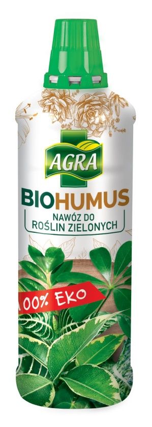 Biohumus do roślin zielonych 1L Agra