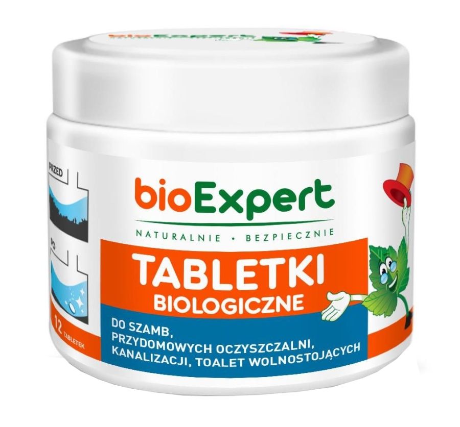Biologiczne tabletki do szamb 12 sztuk BIOEXPERT