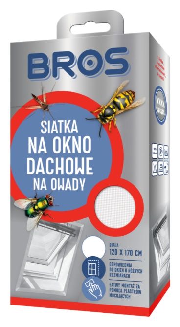 Siatka na okno dachowe 120x170cm Bros