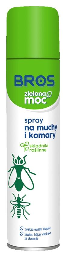Spray na muchy i komary Zielona Moc 300 ml Bros1