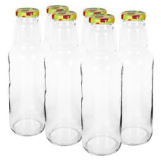 Butelka z zakrętką TO 750 ml fi 43 6 sztuk Browin 134750