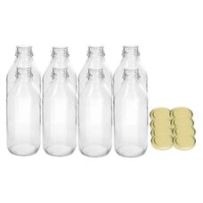 Butelka na sok KUBUŚ 300 ml + nakrętka fi 33 8 sztuk Tragar1