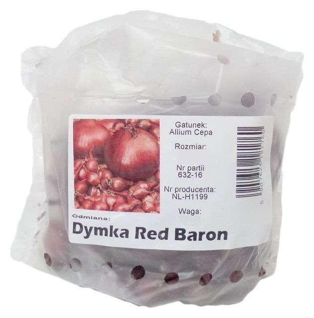 Cebula Dymka Red Baron 8-14 mm czerwona