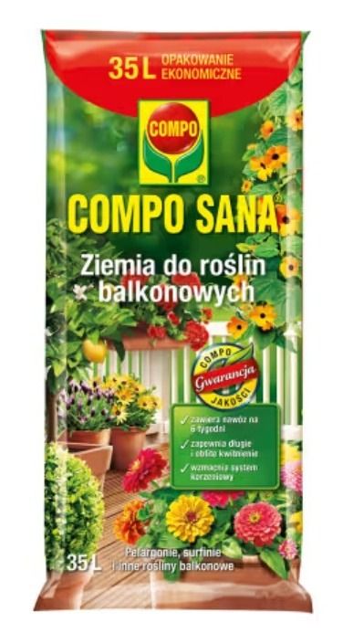 Compo Sana podłoże do roślin balkonowych 35L Compo