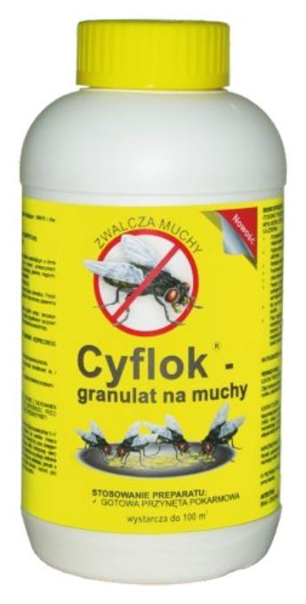 Cyflok granulat na muchy 