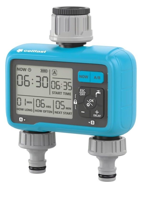 Cyfrowy sterownika nawadniania 2-sekcyjny CHRONOS CELLPRO 52-092 Cellfast