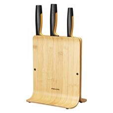Zestaw 3 noży w bloku bambusowym Functional Form Fiskars 1057553