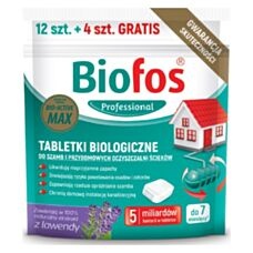 Biofos tabletki do szamb i oczyszczalni 12 szt. + 4 szt. GRATIS Inco