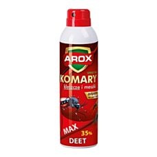 Spray Deet MAX na komary, kleszcze i meszki 250ml Arox
