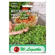 Bazylia właściwa - Sweet Large Microgreens 3g Legutko