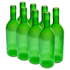 Butelka na wino 0,75 L zielona 8 sztuk Browin