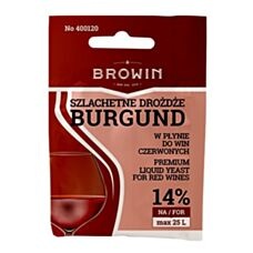 Drożdże do win czerwonych Burgund 20 ml Browin