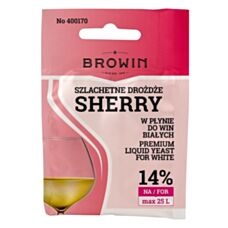 Drożdże do win białych Sherry 20 ml Browin